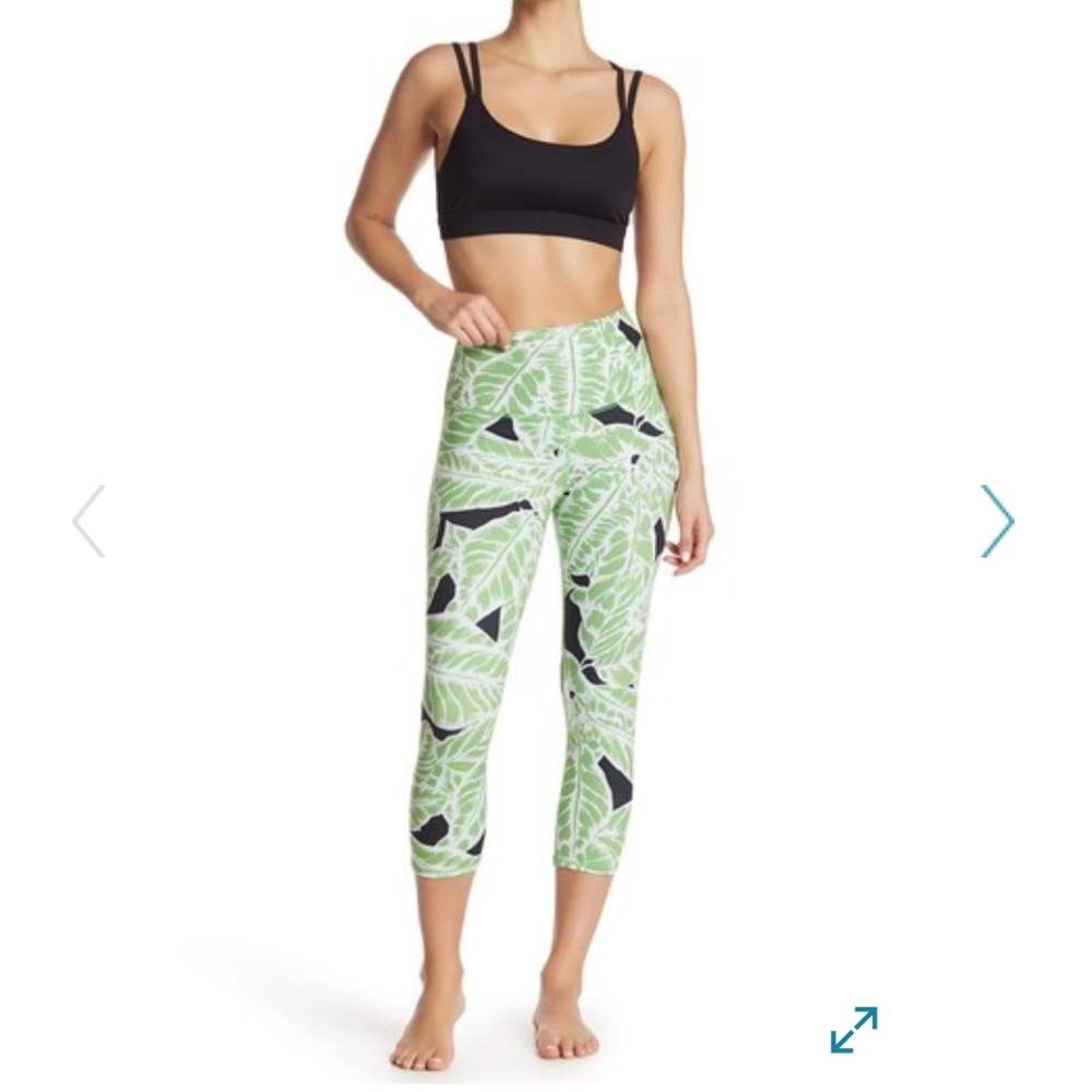 All Airbrush Palm Print Capri